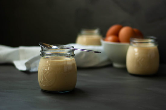 This simple, easy to make high protein vanilla custard gets a sneaky protein boost, making it a tasty, high protein treat that can be enjoyed on its own or poured over a dessert.